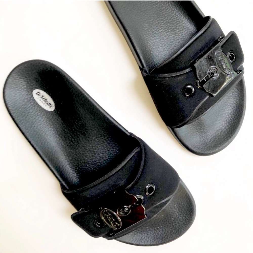 Dr. Scholl's Shoes Women's Og Poolslide Slide Sandal Black Size W8